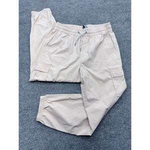 Vuori Mens Ripstop Cargo Jogger Pants Sand Tan Elastic Waist Size Medium VW494